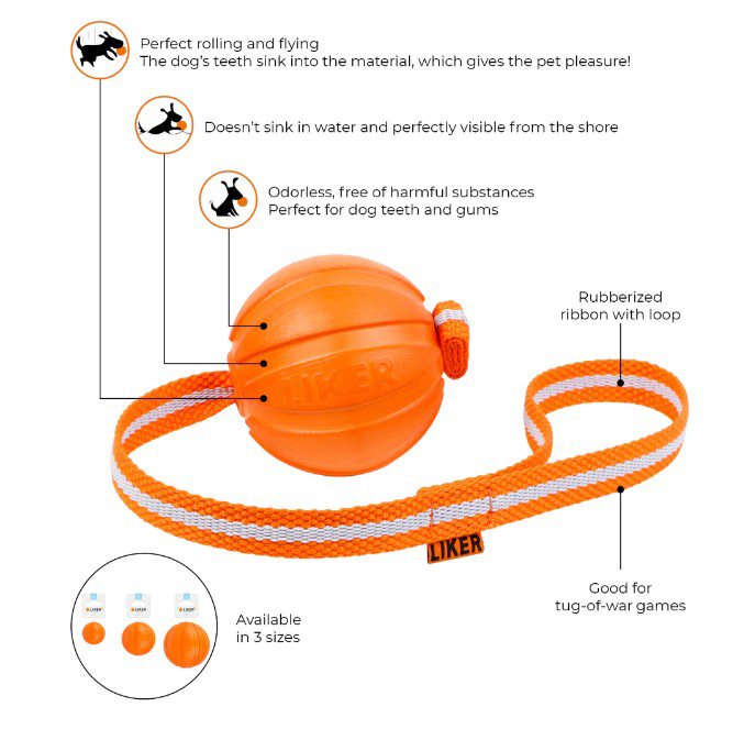 LIKER LINE - boll med band