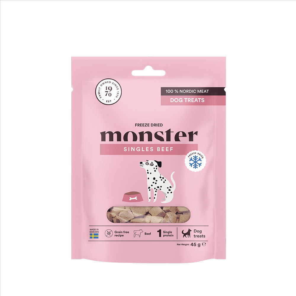 Monster frystorkat godis