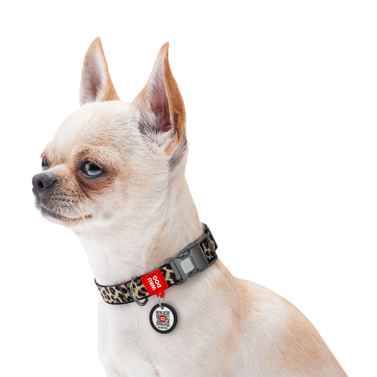 Waudog collar Leopard