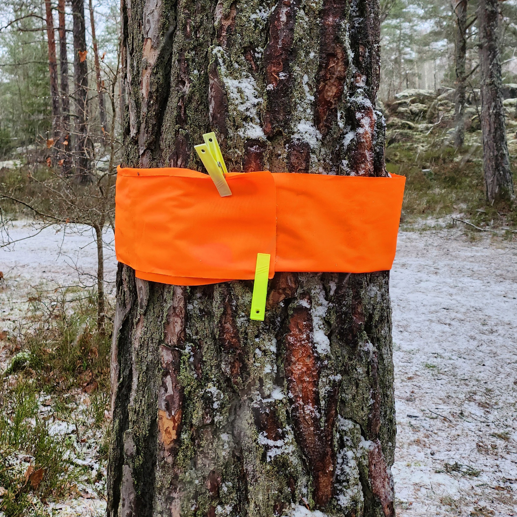 Wide marking ribbon