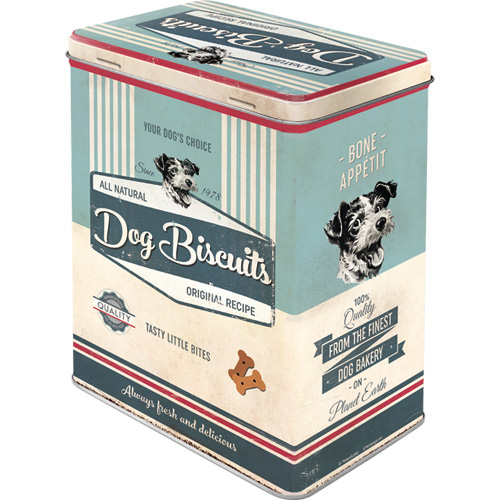 Tin can biscuits retro