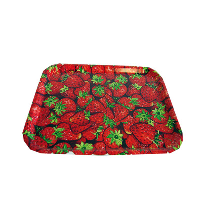 Jordgubbsbricka liten 20 x 27 cm