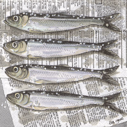 Strömming  Lunchservett, 20 servetter/fp