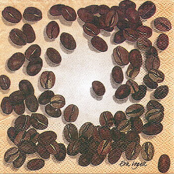 Kaffebönor Kaffeservett, 20 servetter/fp