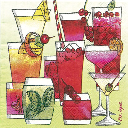 Cocktail Kaffeservett, 20 servetter/fp