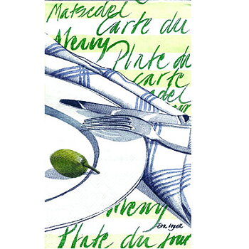 Meny lime Towelservett, 20 servetter/fp