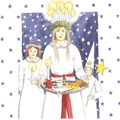 Lucia Lunchsservett, 20 servetter/fp