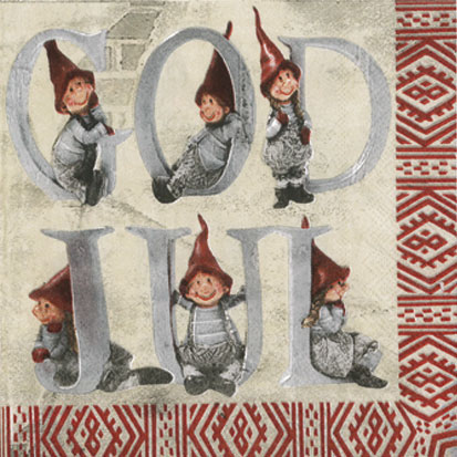 God Julbarn latte Lunchsservett, 20 servetter/fp