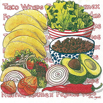 Taco  Lunchservett, 20 servetter/fp