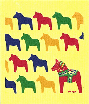 Disktrasa Dalahäst gul