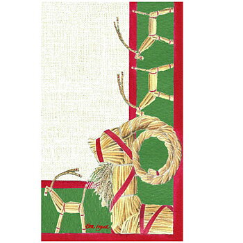 Braständstickor Julbock 