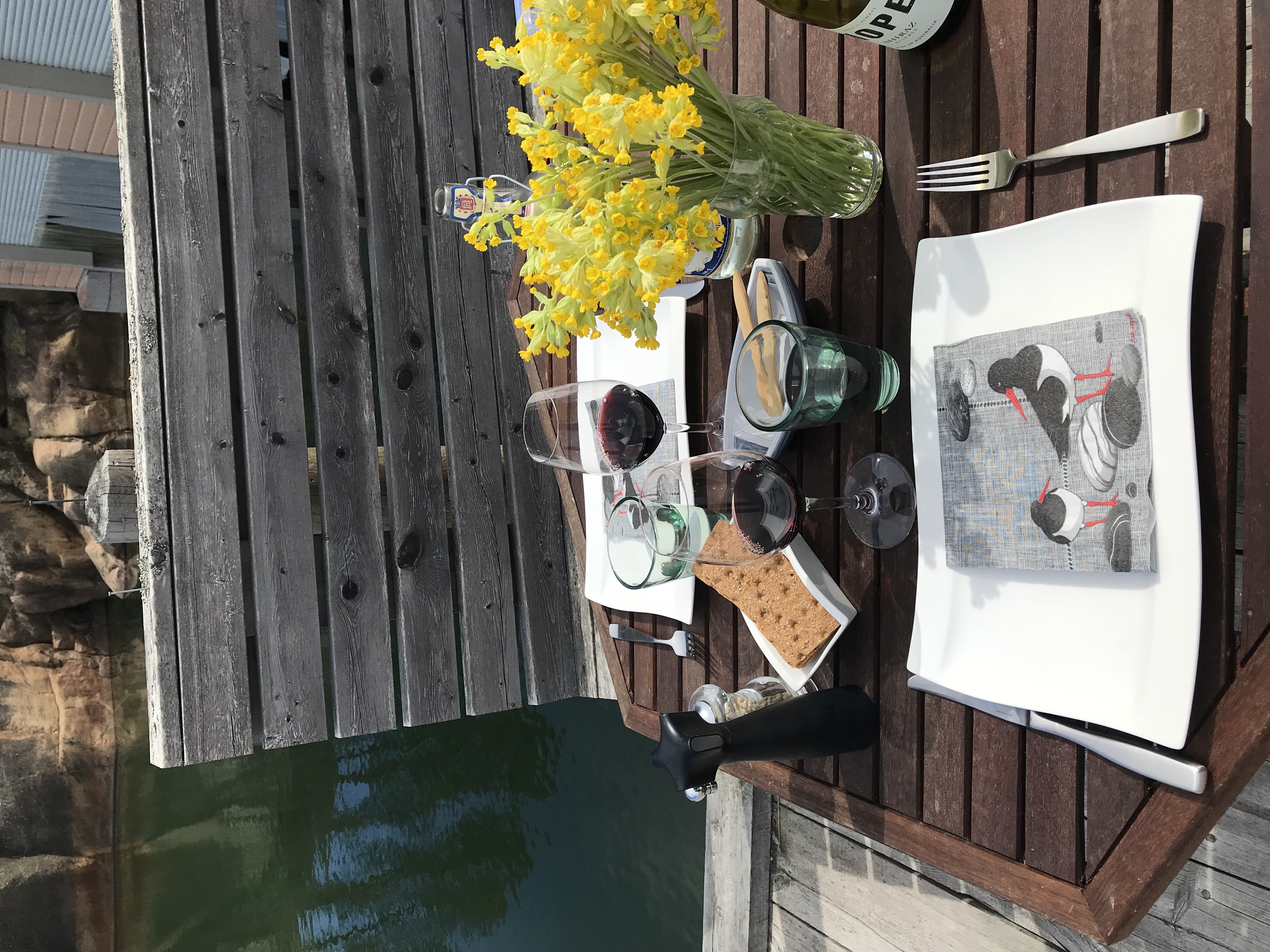 Lunch i solen!  