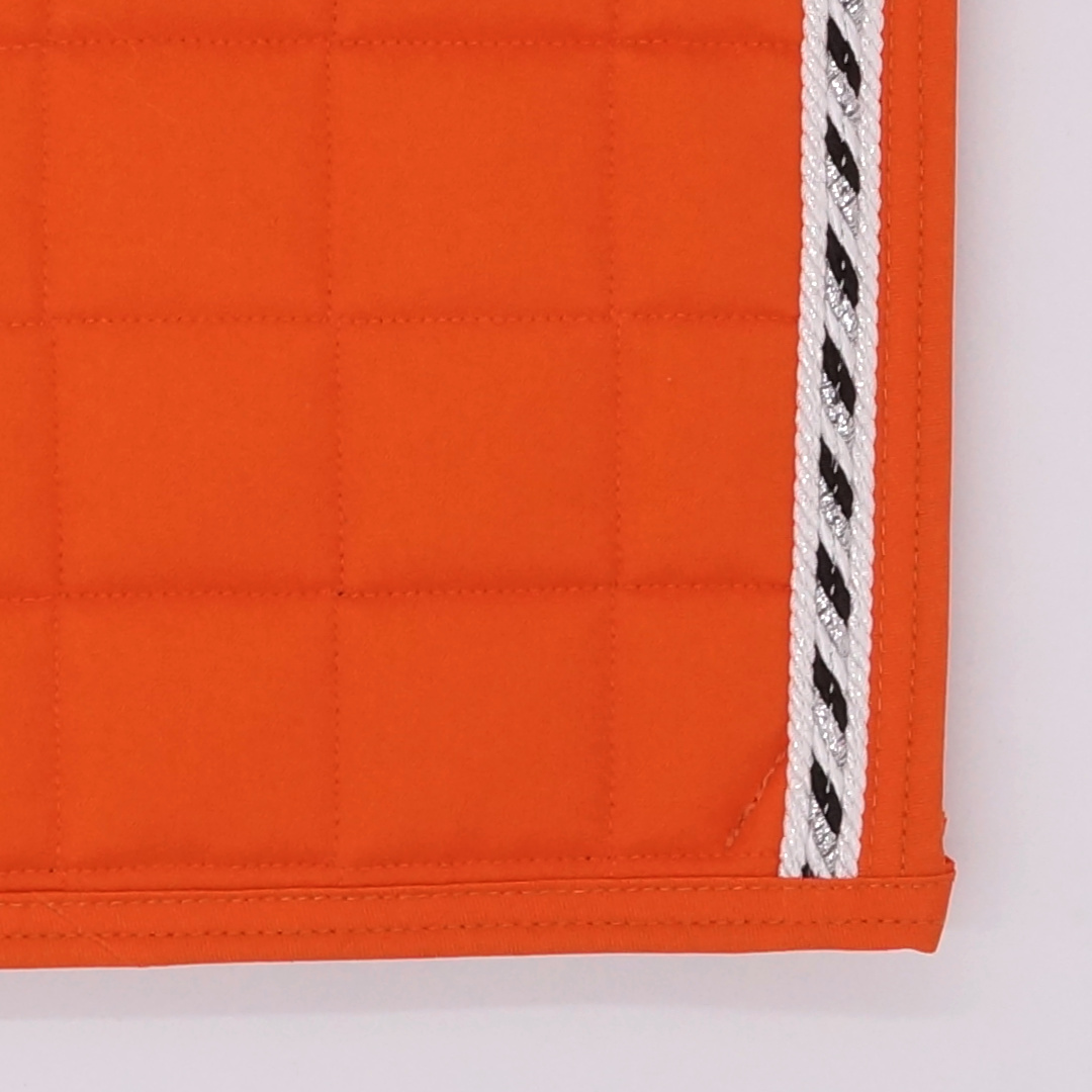 Dressyrschabrak Orange D4, pärlemor/3svartsilver - 4
