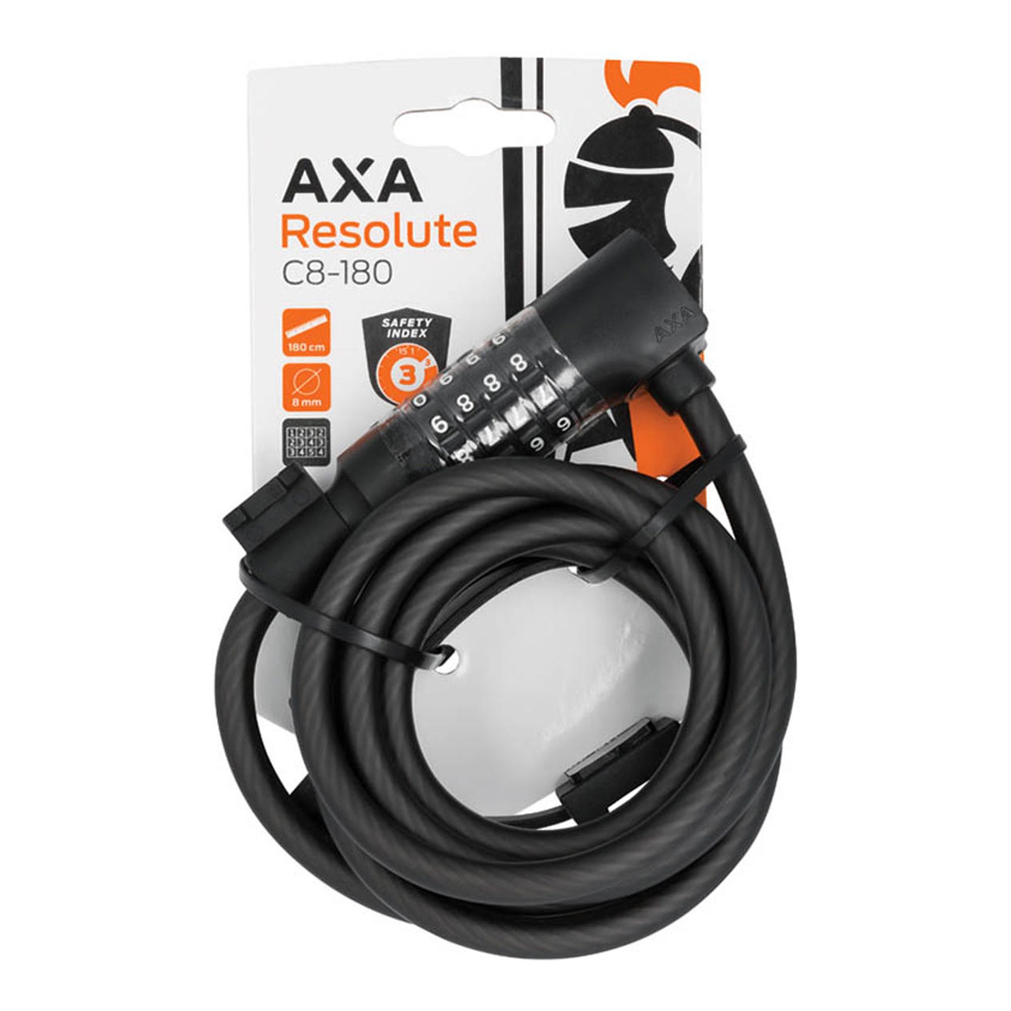Axa Cable Resolute C8 - 180 Code Cable - 2