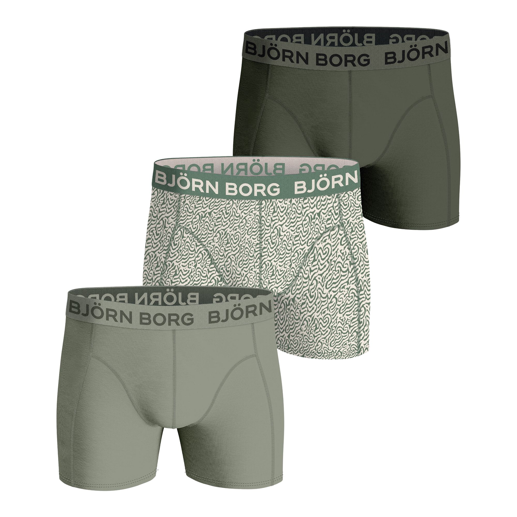 Björn Borg Cotton Stretch Boxer 3-Pack Kalsonger