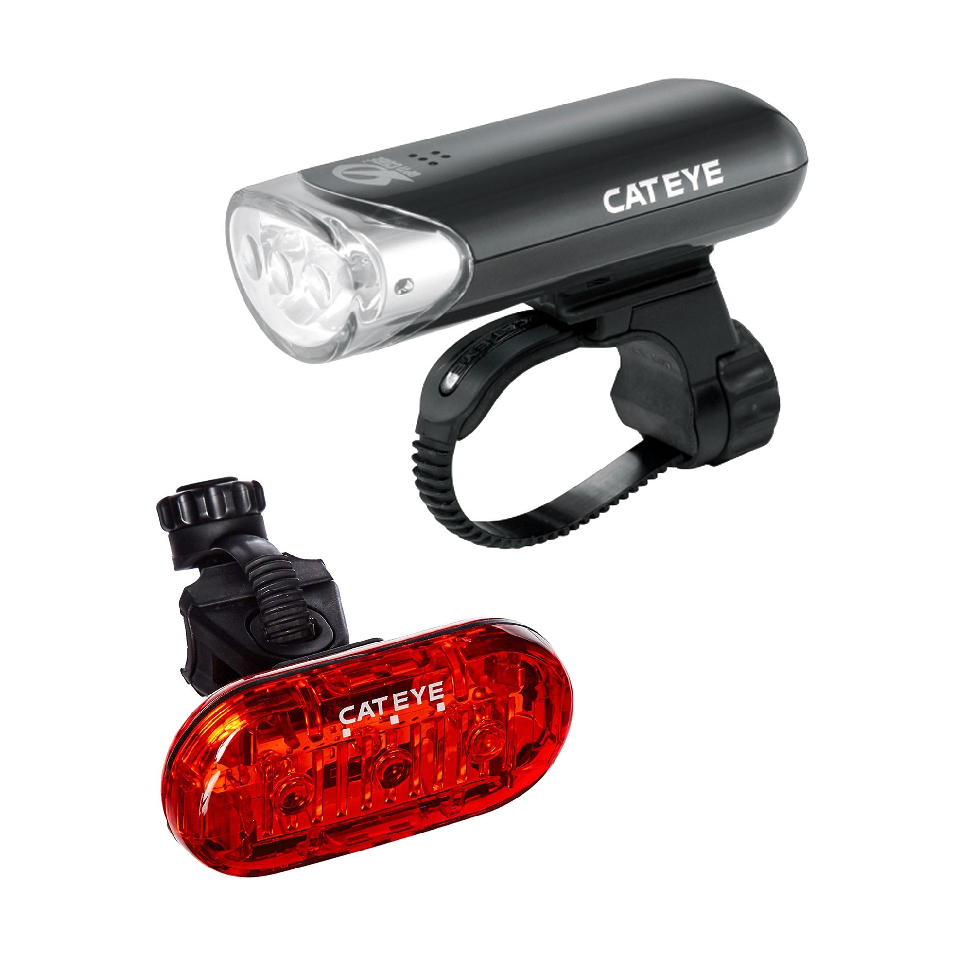 Cateye El135 & Omni 3 Kit Cykelbelysning