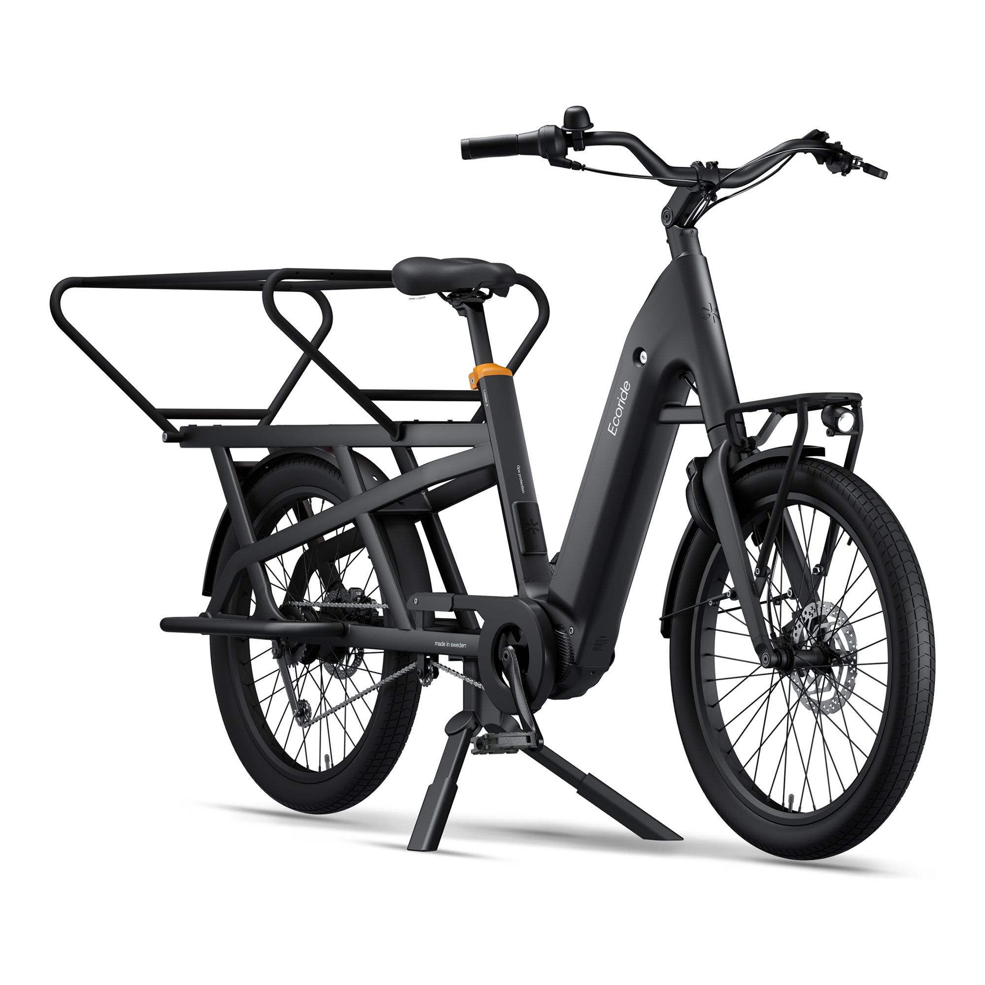 Ecoride Loader 812 Mittmotor, Kedja, Skivbroms Elcykel Lastcykel - 2