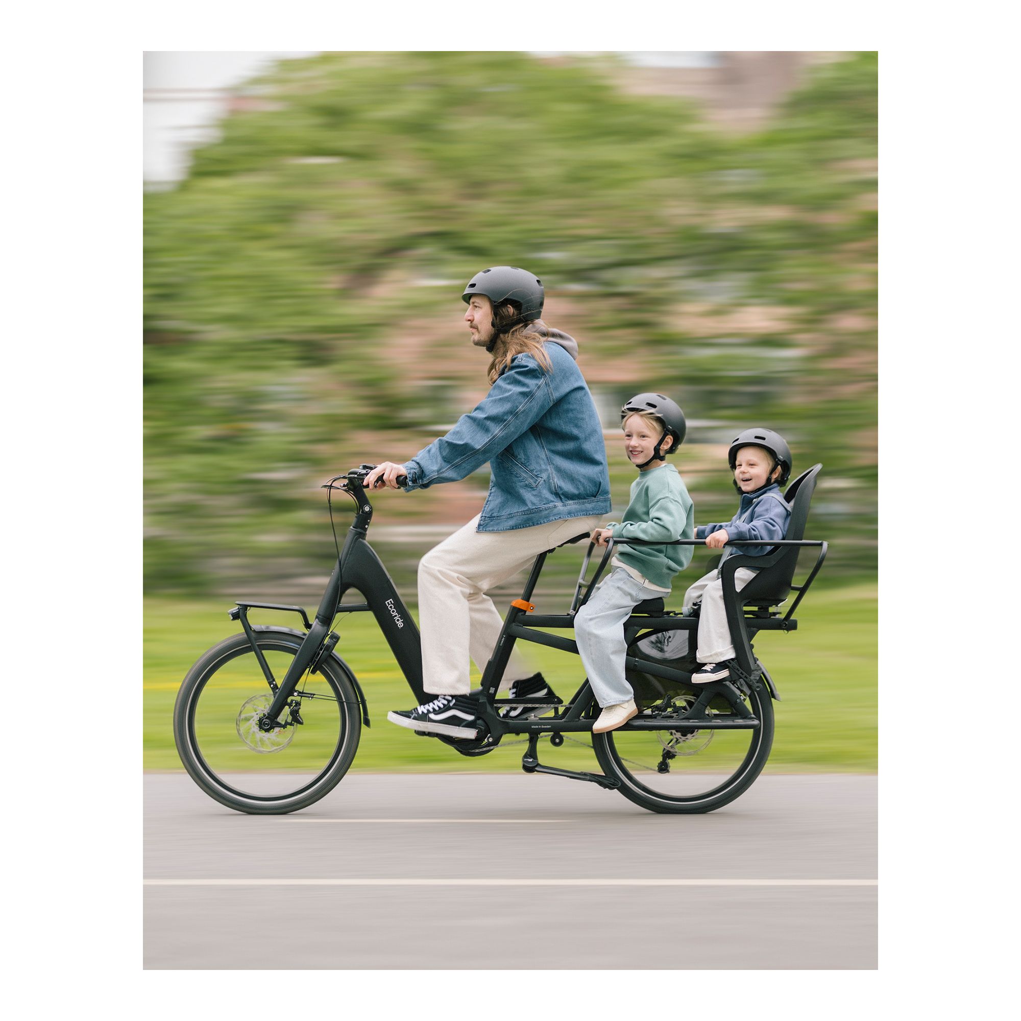 Ecoride Loader 812 Mittmotor, Kedja, Skivbroms Elcykel Lastcykel - 3