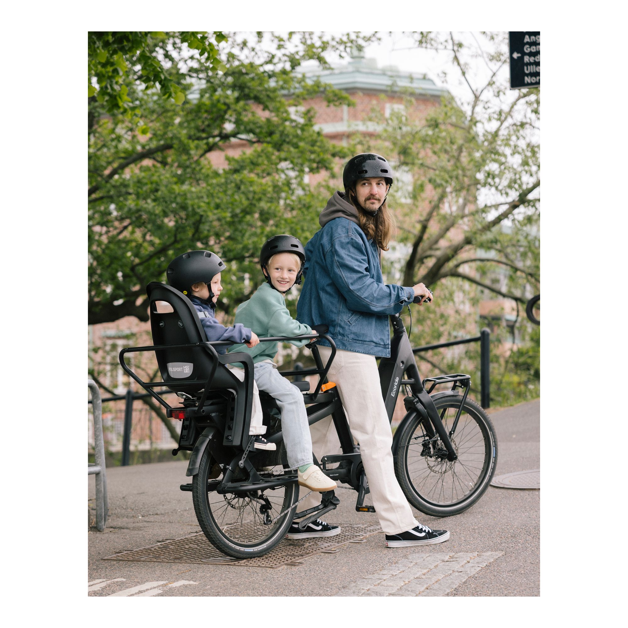 Ecoride Loader 812 Mittmotor, Kedja, Skivbroms Elcykel Lastcykel - 4