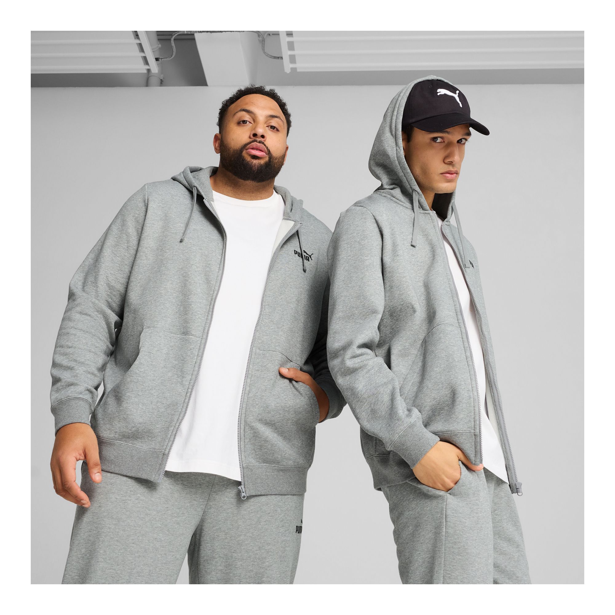 Puma Ess No. 1 Logo Full-Zip Hoodie FL Collegetröja - 4