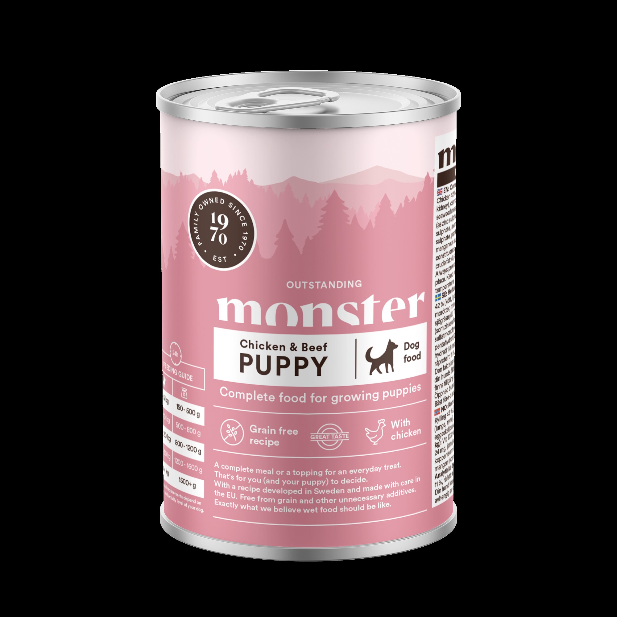 Monster Dog Puppy våtfoder, Chicken 400g