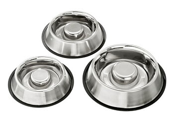 Matskål rostfri slim/slow 1300ml Large