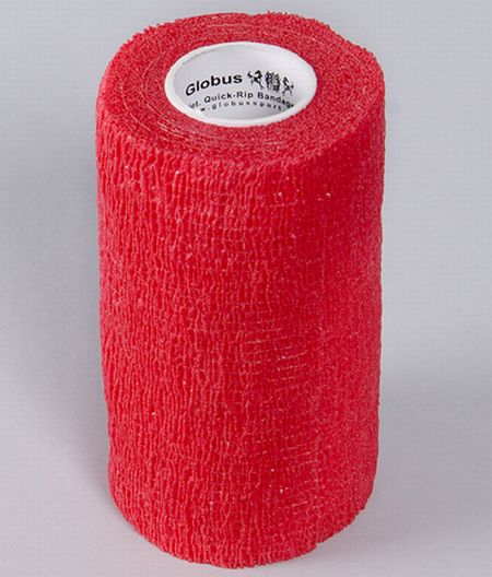 Bandage självhäftande, 7,5cm röd