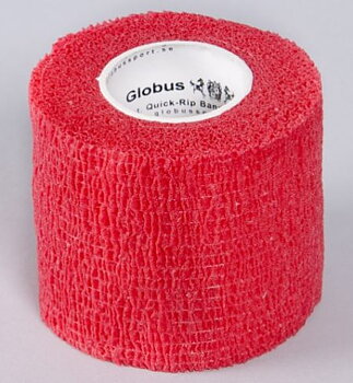 Bandage självhäftande, 5cm röd