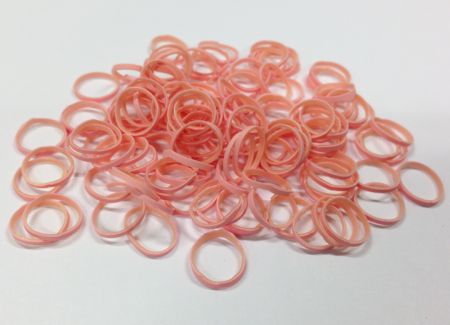 Gummisnodd i Latex, rosa 100-pack