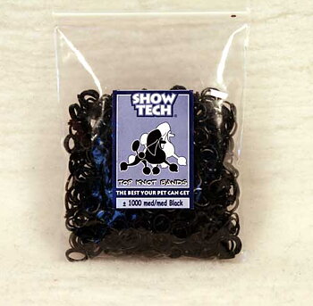Gummisnodd i latex, små, Svart 1000-pack