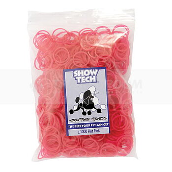 Gummisnodd i latex, stora, Rosa 1000-pack