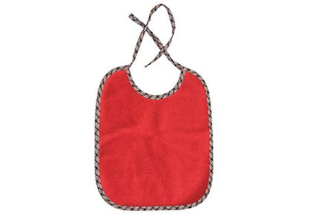 Haklapp Slobber stopper Medium, Vinröd