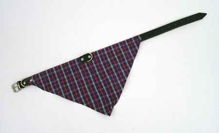 Halsband med scarf, Blå 45cm