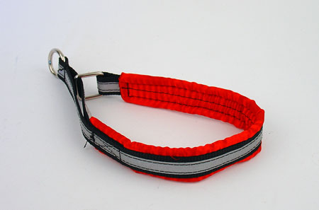 Nome halvstryp med reflex, Röd 30cm