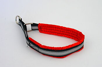 Nome halvstryp med reflex, Röd 30cm