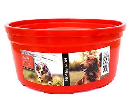 Non-spil skål i plast, Röd