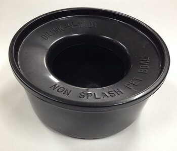 Non-spil skål i plast, Svart