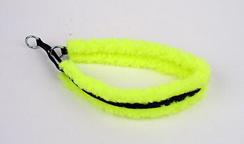 Pile halvstryp, Gul 25cm