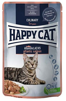 HappyCat våt/sås, lax 85g