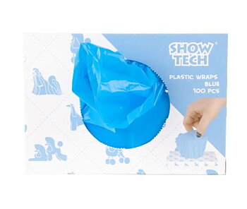Plast wrap för öron. Blå 100st