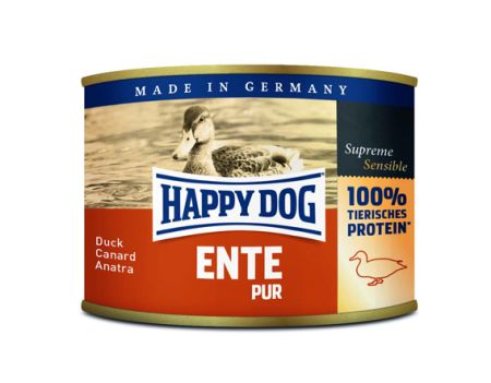 HappyDog våtfoder France, anka, 200g