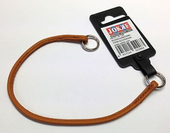 Helstryp i rundsytt läder, Brun