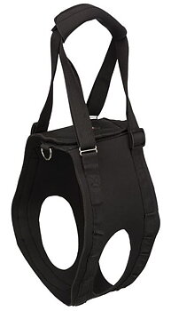 Promenadhjälp hund, 55-65cm, svart
