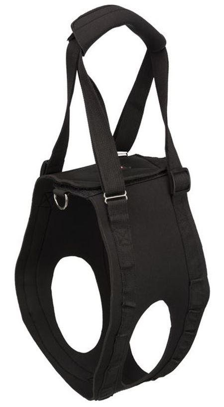 Promenadhjälp hund, 65-75cm, svart