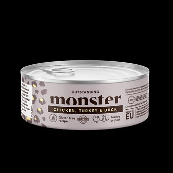 Monster Cat Adult Chicken/Turkey/Duck, våtfoder 100 g