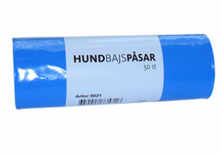 Hundbajspåsar Blå  (50pås)
