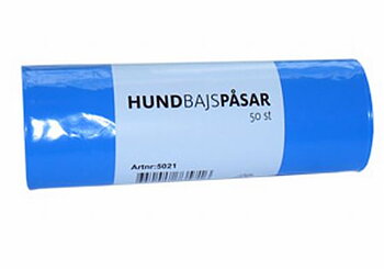 Hundbajspåsar Blå  (50pås)