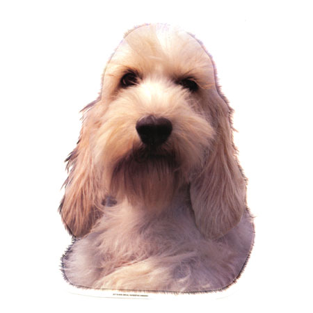 Hunddekal - Basset petit (huv)