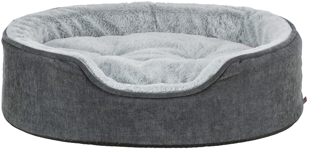 Vital Hundbädd Lino Soft, 110 × 92 cm, grå/ljusgrå