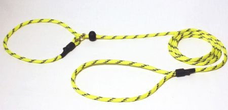 Retrieverkoppel 6mmx190cm m reflex, gul